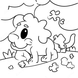 Fantasie Puzzel Scene Kleurplaat 138185-69581