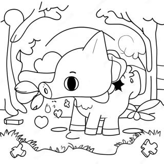 Fantasie Puzzel Scene Kleurplaat 138185-69582