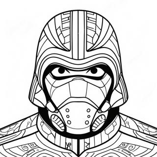 Kylo Ren Masker Kleurplaat Kleurplaten
