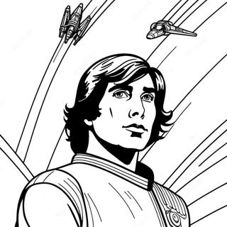 Kylo Ren In Starfighter Kleurplaat 138211 69605