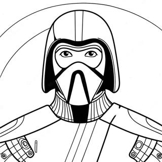 Kylo Ren In Starfighter Kleurplaat 138211 69606