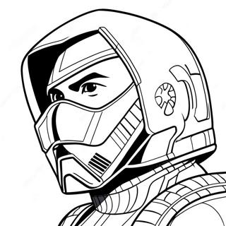 Kylo Ren In Starfighter Kleurplaat 138211 69607