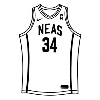 Nba Shirt Kleurplaten