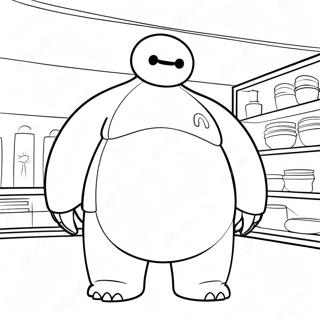 Baymax Kleurplaten