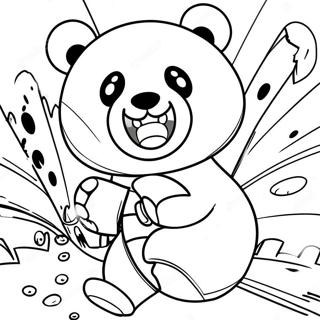 Monokuma Danganronpa Kleurplaat 138567-69875