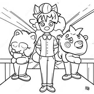 Danganronpa Hopes Peak Academy Kleurplaat 138569-69883