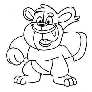 Kleurplaat Van Taz In Actie 138643-69935