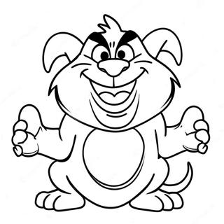 Kleurplaat Van Taz Die Hilarisch Lacht 138645-69941