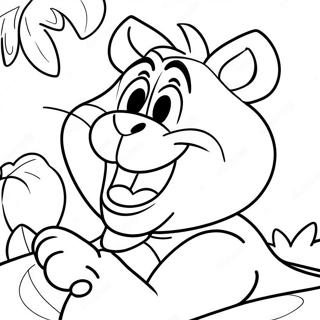 Kleurplaat Van Taz Die Hilarisch Lacht 138645-69942