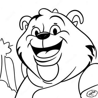 Kleurplaat Van Taz Die Hilarisch Lacht 138645-69944