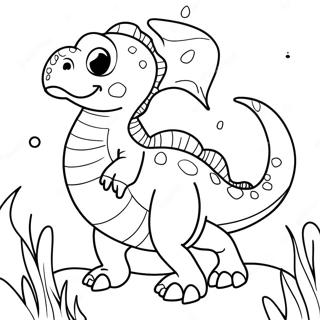 Speelse Waterdinosaurus Onderwater Kleurplaat 138799 70065