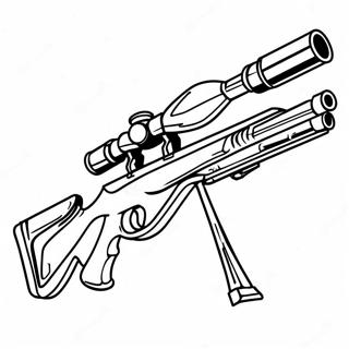 Realistisch Sniper Geweer Kleurplaat 138822-70076