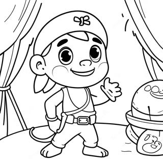 Jake En De Nooitland Piraten Kleurplaat 138897-70130