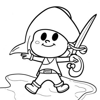 Jake En De Nooitland Piraten Kleurplaat 138897-70132