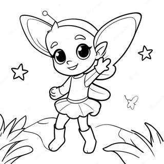 Izzy Met Magische Pixie Stof Kleurplaat 138899 70138