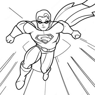 Onverschrokken Superheld Die De Dag Redt Kleurplaat 138926-70167