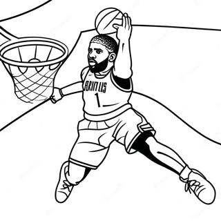 Kyrie Irving Kleurplaten