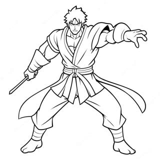 Ichigo In Strijdhouding Kleurplaat 139591 70678