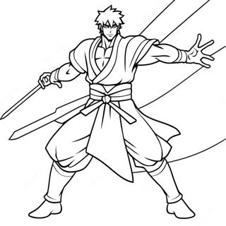 Ichigo In Strijdhouding Kleurplaat 139591 70679