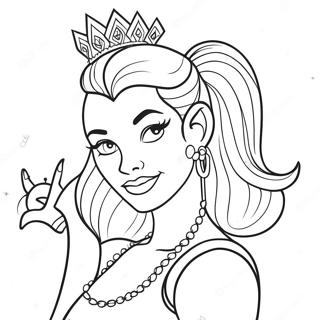 Punk Disney Prinses Kleurplaat 139665-70729