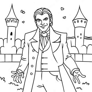 Koude Vampier In Een Kasteel Kleurplaat 15087-3298