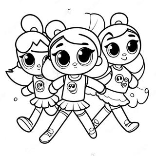 Powerpuff Girls Kleurplaten