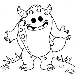 Vriendelijk Monster Kleurplaat 15433-3367