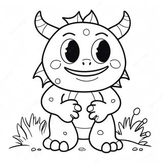 Vriendelijk Monster Kleurplaat 15433-3368