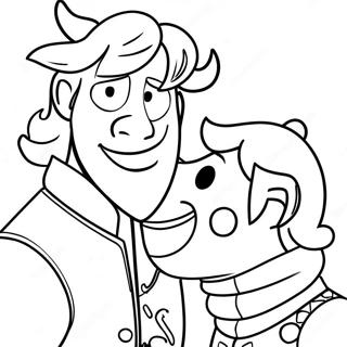 Kristoff En Sven Kleurplaat 1631-245