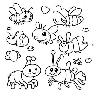 Schattige Insecten In De Tuin Kleurplaat 16455 3593