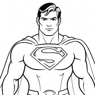 Superman Met Cape Kleurplaat 17339 3796