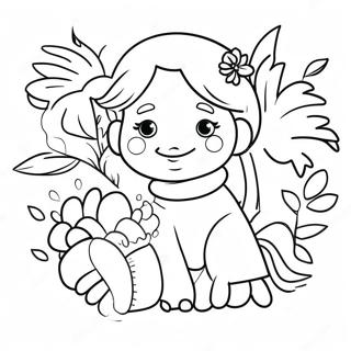 Vrolijke Moederdag Viering Kleurplaat 20542-4498