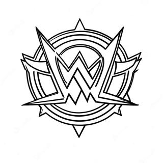 Wwe Logo Kleurplaat 21397-4666