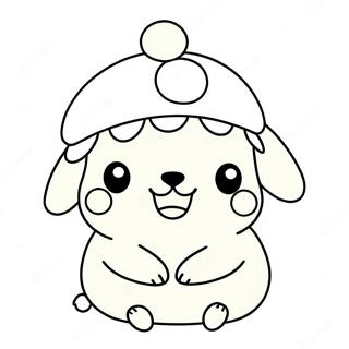 Pompompurin Kleurplaten