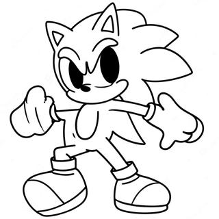 Sonic Exe Die Maniakaal Lacht Kleurplaat 23888-5213