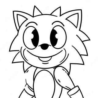Sonic Exe Die Maniakaal Lacht Kleurplaat 23888-5215