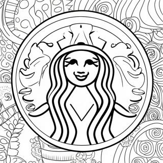 Kleurplaat Van Starbucks Koffiekop 25523-5562