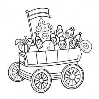 Spannende Parade Float Kleurplaat 26254 5737