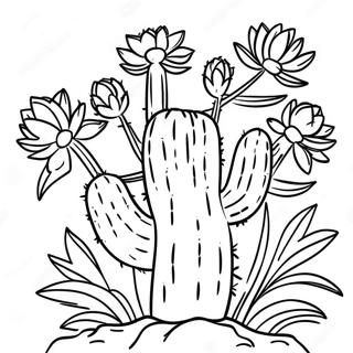 Cactus Kleurplaten