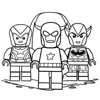 Lego Avengers Kleurplaten