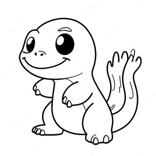 Schattige Charmander Kleurplaat 27086-5894