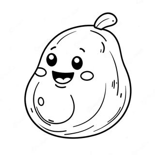 Schattige Aardappel Kleurplaat 28228 6146