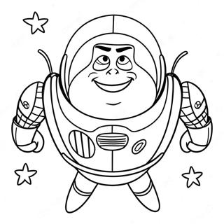 Buzz Lightyear In De Ruimte Kleurplaat 28396-6176