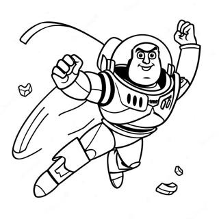 Buzz Lightyear Vliegend Kleurplaat 28397-6177