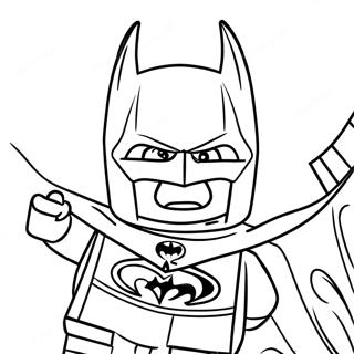 Lego Batman In Actie Kleurplaat 29294-6375