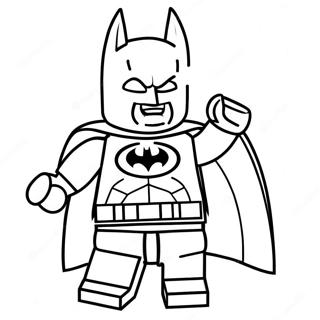 Lego Batman In Actie Kleurplaat 29294-6376