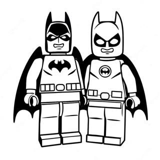 Lego Batman En Robin Kleurplaat 29295-6377