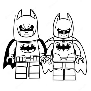 Lego Batman En Robin Kleurplaat 29295-6378