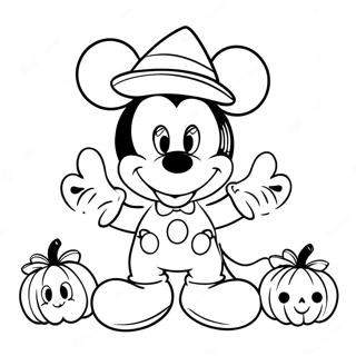 Disney Halloween Kleurplaten