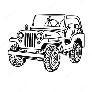 Jeep Kleurplaten